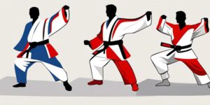 Cinturón de Taekwondo con colores representativos y su simbolismo"