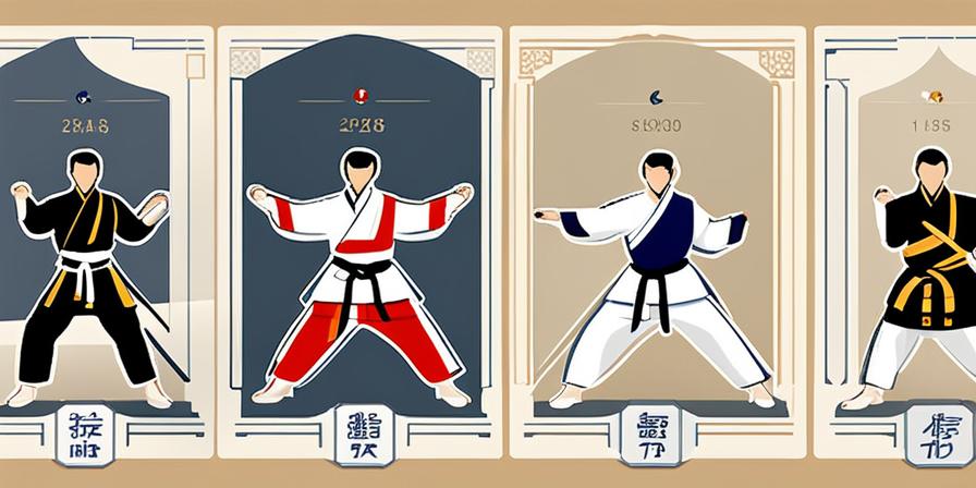 Línea de tiempo con etapas históricas del taekwondo