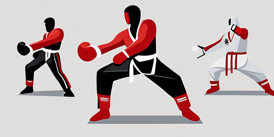 Luchador Taekwondo ejecutando patada alta y potente