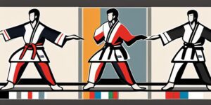 Practicante de Taekwondo mostrando integridad, humildad y lealtad