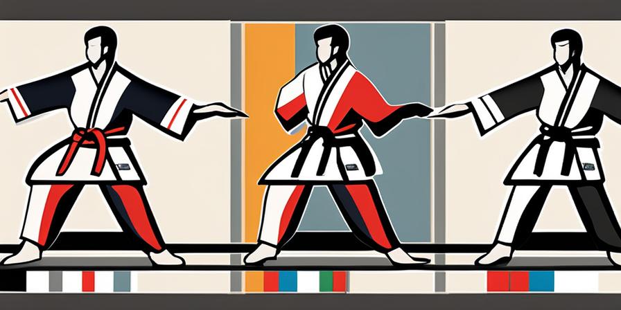 Practicante de Taekwondo mostrando integridad, humildad y lealtad