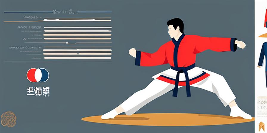 Practicante de taekwondo haciendo una patada voladora