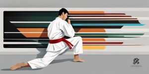 Maestro de taekwondo reflexionando en un entorno sereno