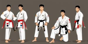 Patada frontal de taekwondo: pierna extendida golpeando objetivo