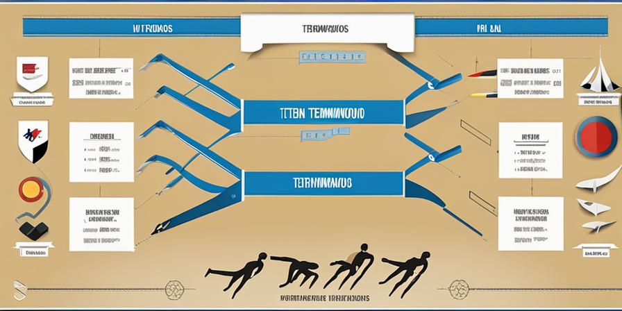 Diagrama de los términos básicos del taekwondo